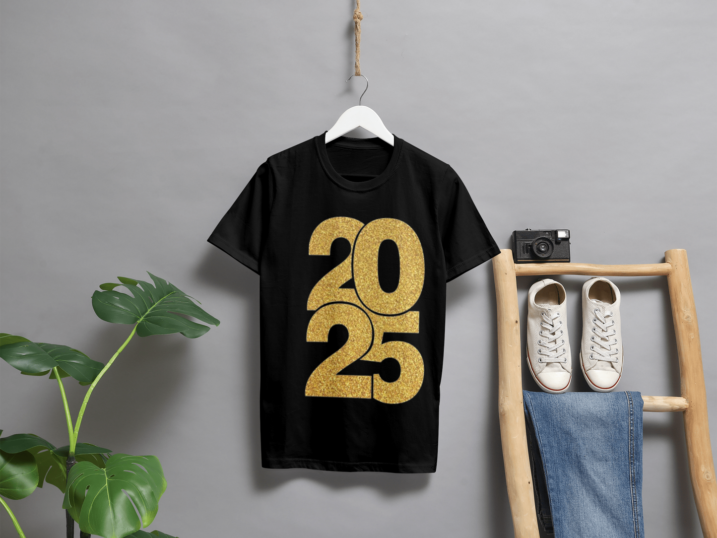 Round Neck T-Shirt – Celebrate the New Year in Style - Dark